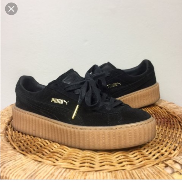 puma fenty shoes black